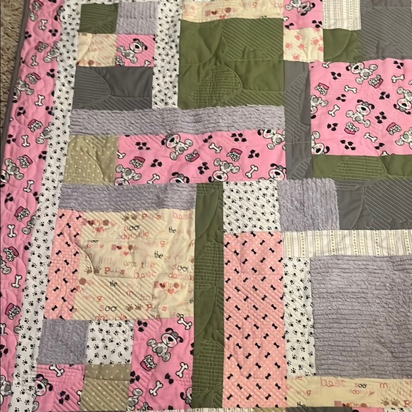 Toddler Size Patchwork Quilt - Picture 3 of 5